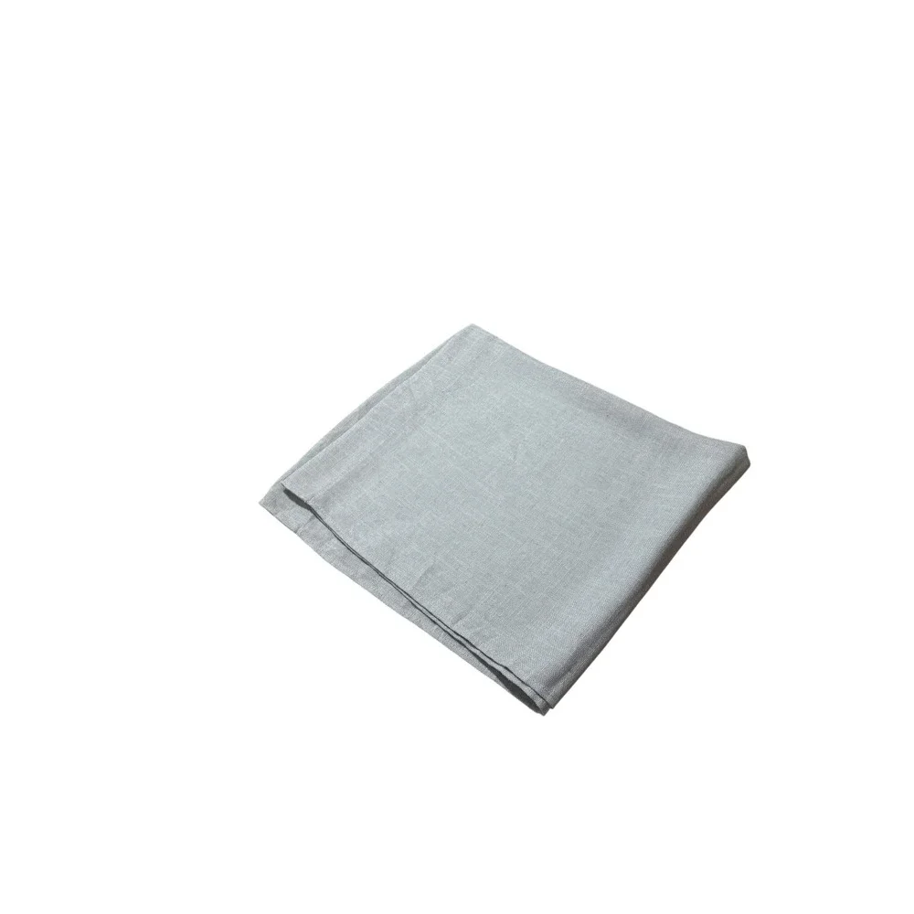 Single Gray Linen Short Curtain Drape 1 Panel Solid 35 Long 28 Wide Lightweight